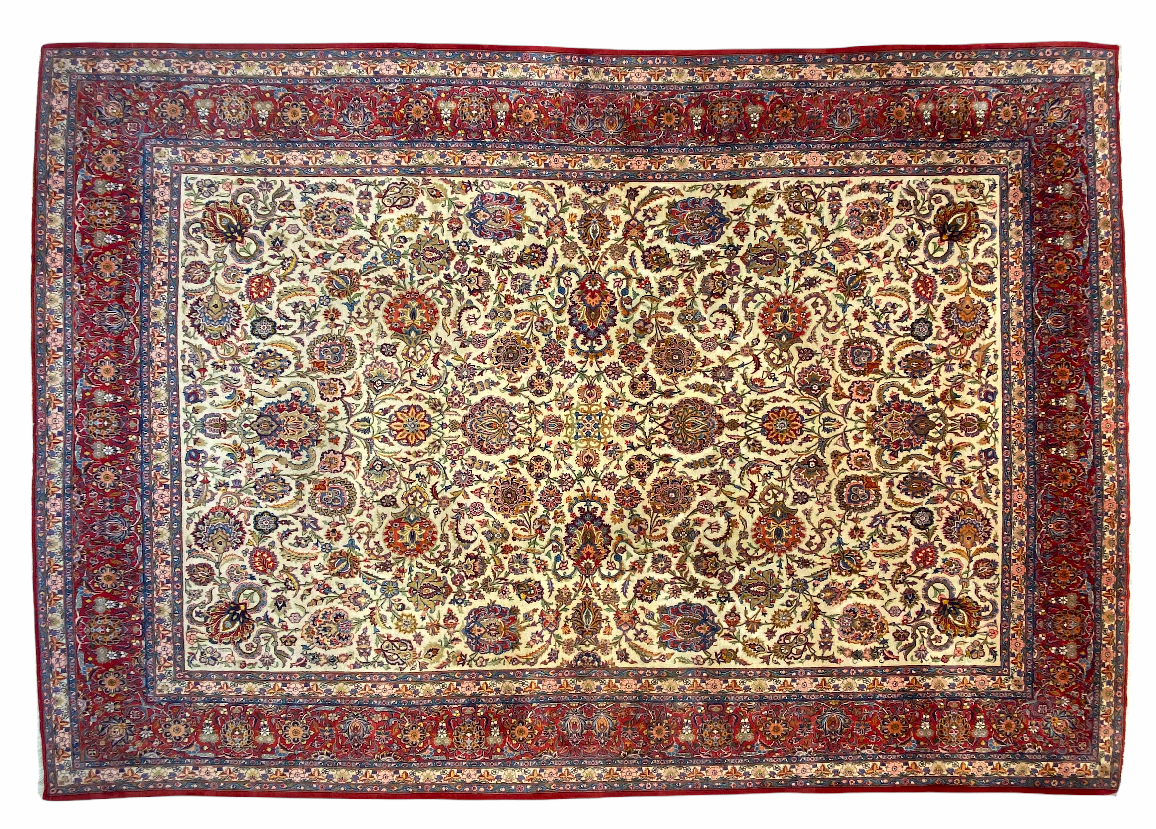 Vintage Kashan Carpet